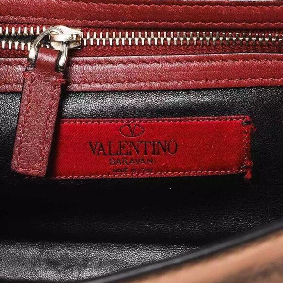 Valentino Multicolor Leather Rockstud Glam Lock Small Flap Bag - Picture 7 of 11